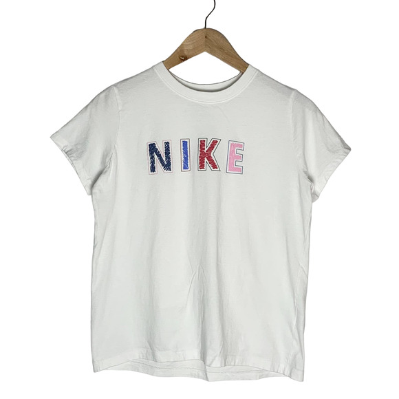 Nike Other - Nike | Youth | White Multicolor Graphic Logo Tee | Size XL